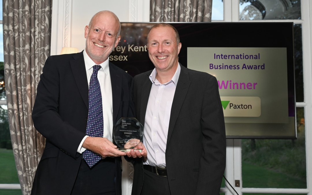 Paxton Wins New International Business Award