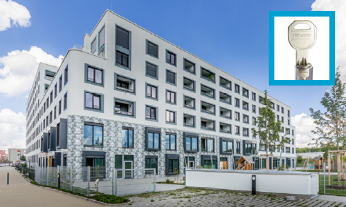 DEMOS Wohnbau installs CY110 system in Munich residential complex