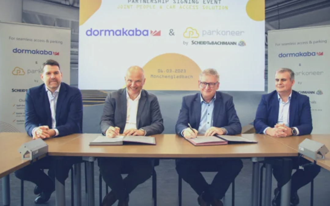 dormakaba and Scheidt & Bachmann decide on cooperation in the field of car park and building access management