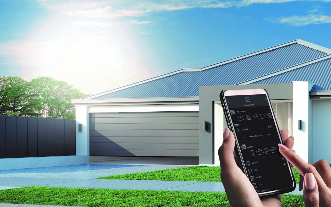 Smart technology for sectional garage doors from Novoferm