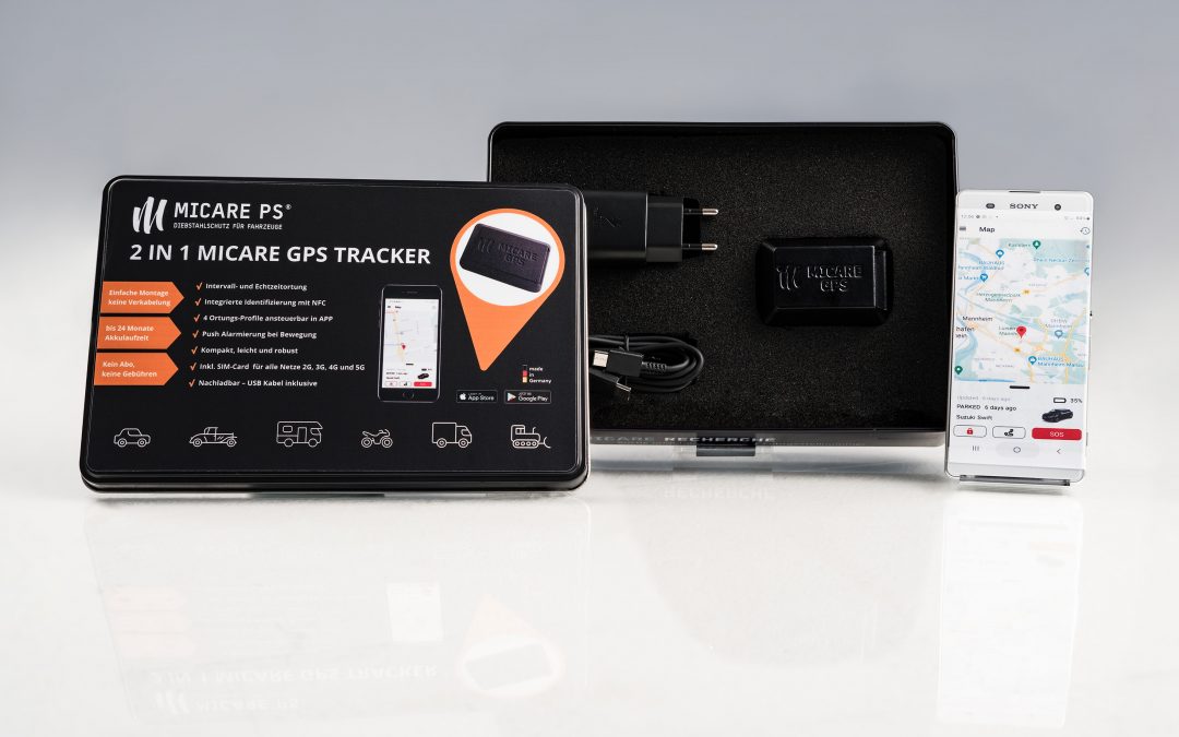 The new MICARE GPS Tracker protects campers from thieves