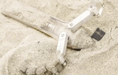 Bionischer Roboter „schwimmt“ durch Sand