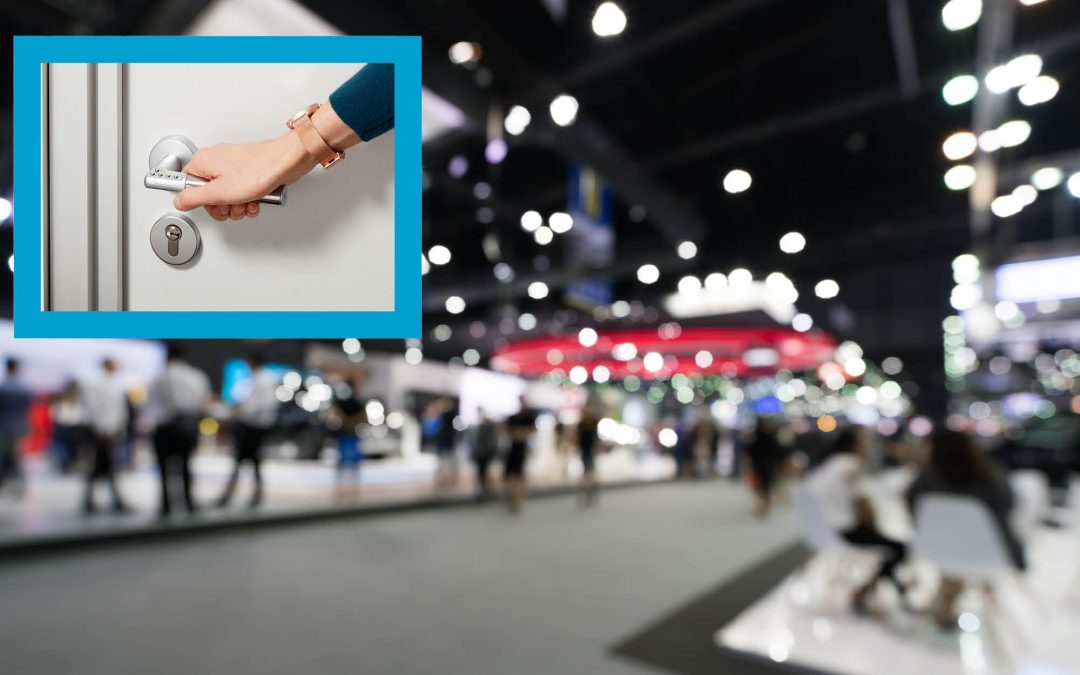Innovative, digital, reusable: a keyless locking solution for trade show and exhibition booths