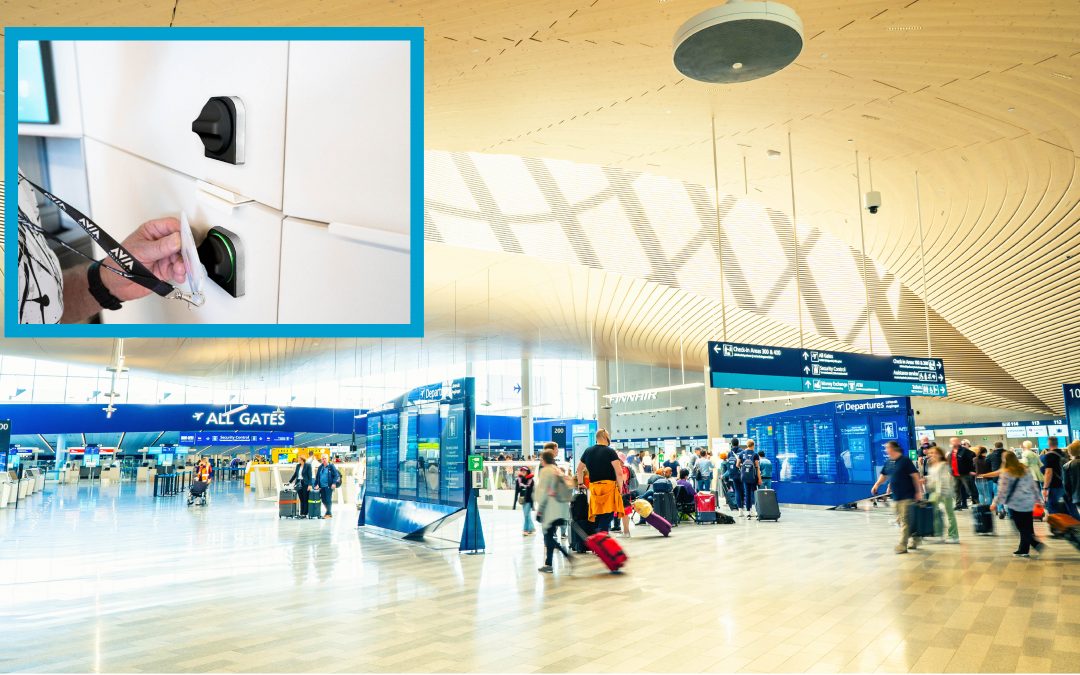 Digitale Schrankschlösser am Flughafen Helsinki unterstützen Passagiersicherheit