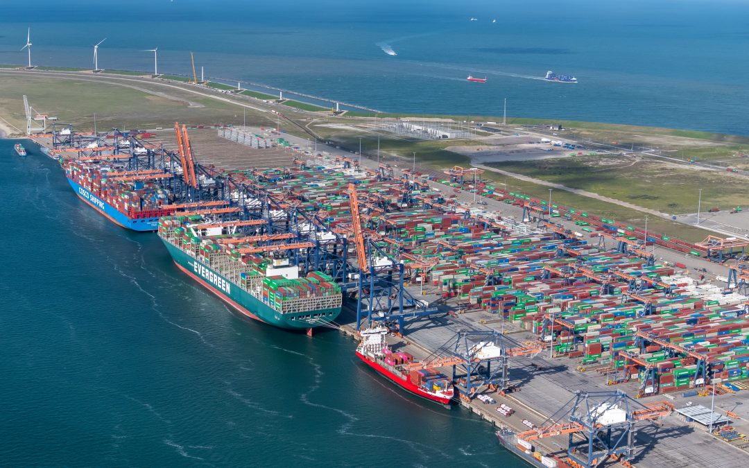 Der Containerumschlag im Rotterdamer Hafen ist im ersten Quartal 2024 gestiegen