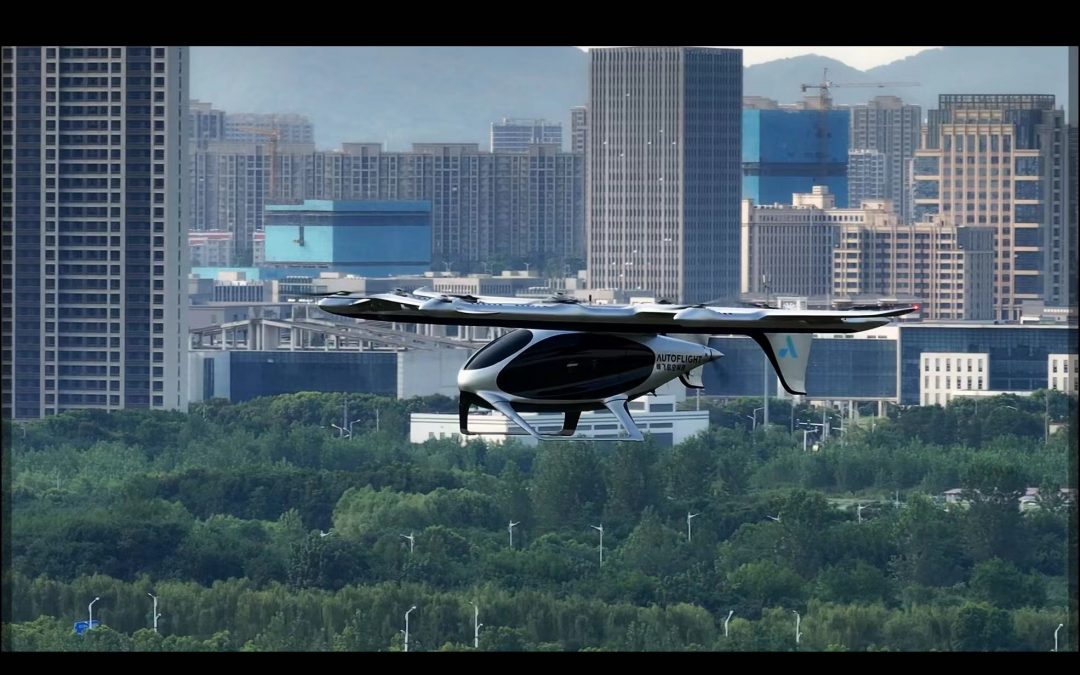 AutoFlight absolviert Jungfernflug mit elektrischem Lufttaxi über den Jangtse-Fluss