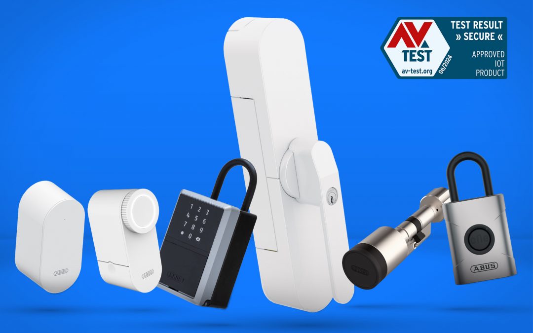 Testurteil „Sicher“: erfolgreiche Zertifizierung für 6 smarte Lösungen aus der ABUS One Systemwelt durch AV-Test