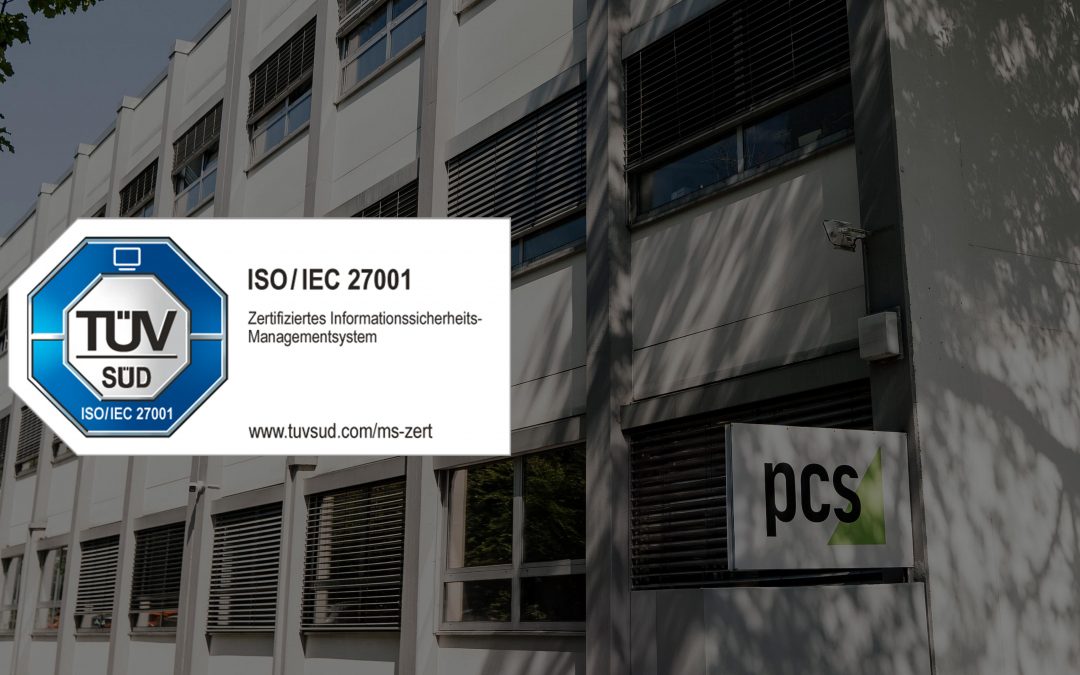 PCS Systemtechnik achieves ISO 27001 certification for information security management.