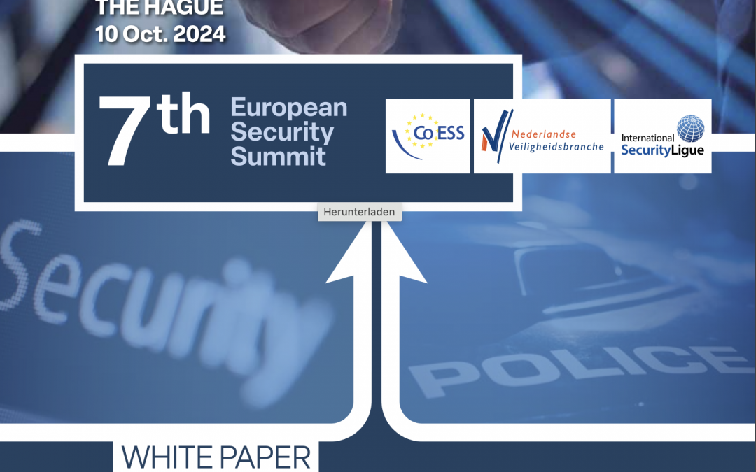 COESS – Public-Private Partnerships in the Security Industry: An Overview of the White Paper