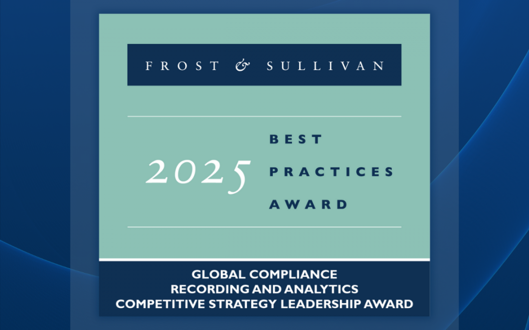 Frost & Sullivan Recognizes ASC as an Innovation Leader in Compliance Recording and AI Data Analytics