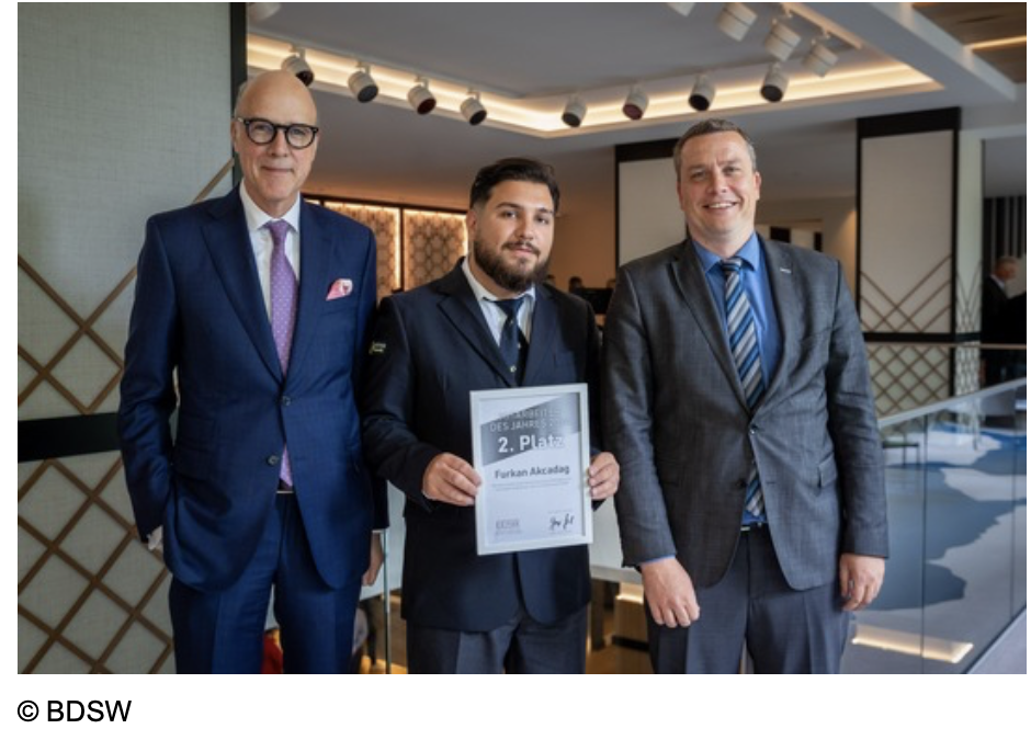 Award-winning lifesaver: Federal Association of the Security Industry honours KÖTTER Security employee