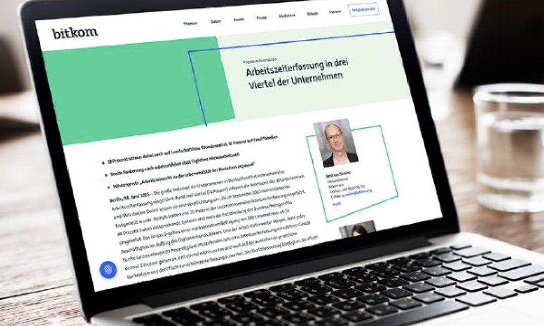 Bitkom publishes comprehensive study on digital working time recording