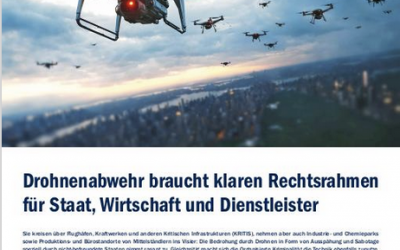 Drohnenabwehr: Rechtliche Klarheit wird zum Schlüsselfaktor