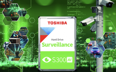 Toshiba präsentiert Surveillance-HDD S300 AI für KI-gesteuerte Videoanwendungen