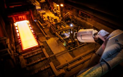 Smart cameras and AI analytics for greater efficiency and safety in steel production