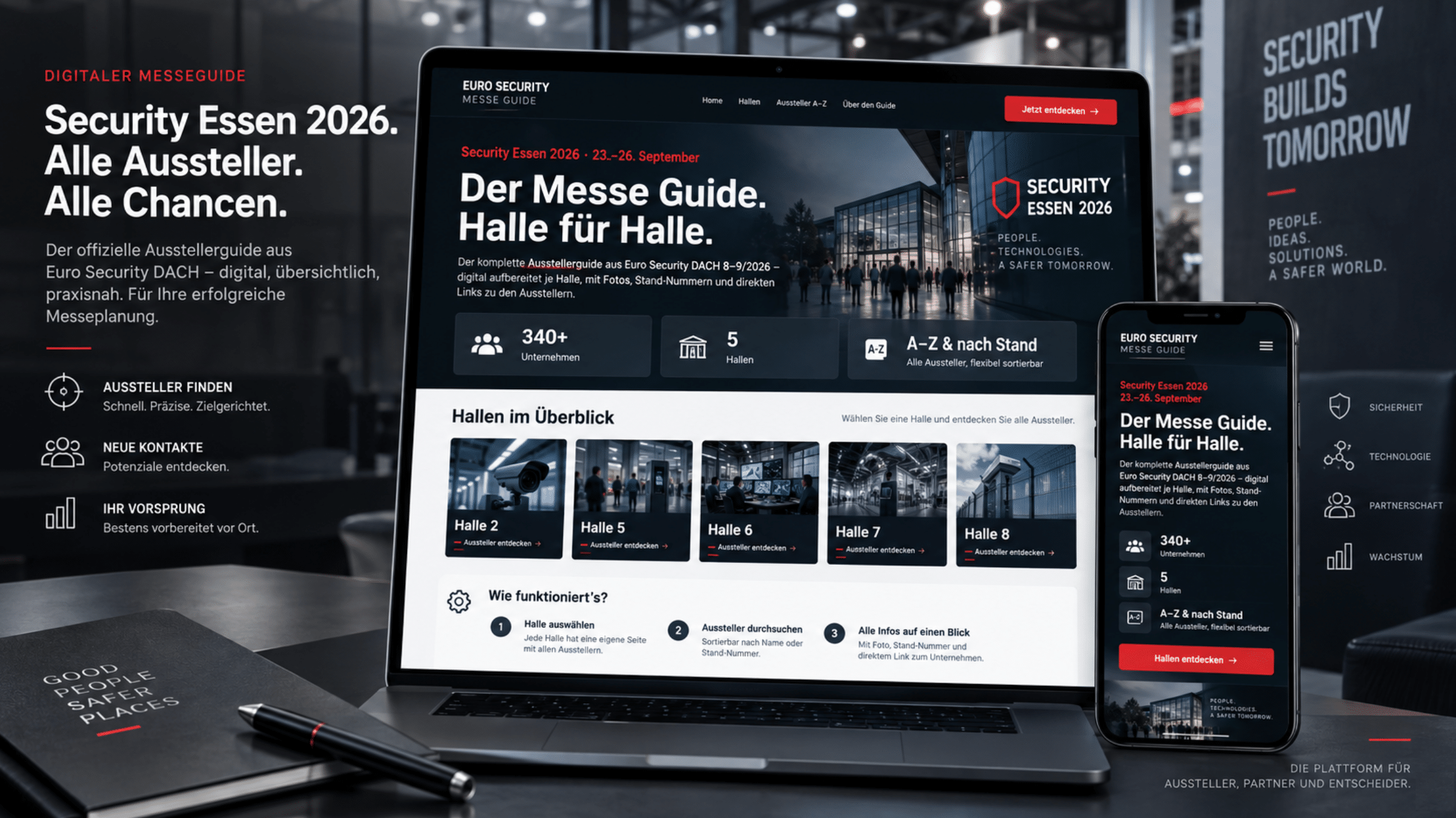 Banner für Messeguide-App